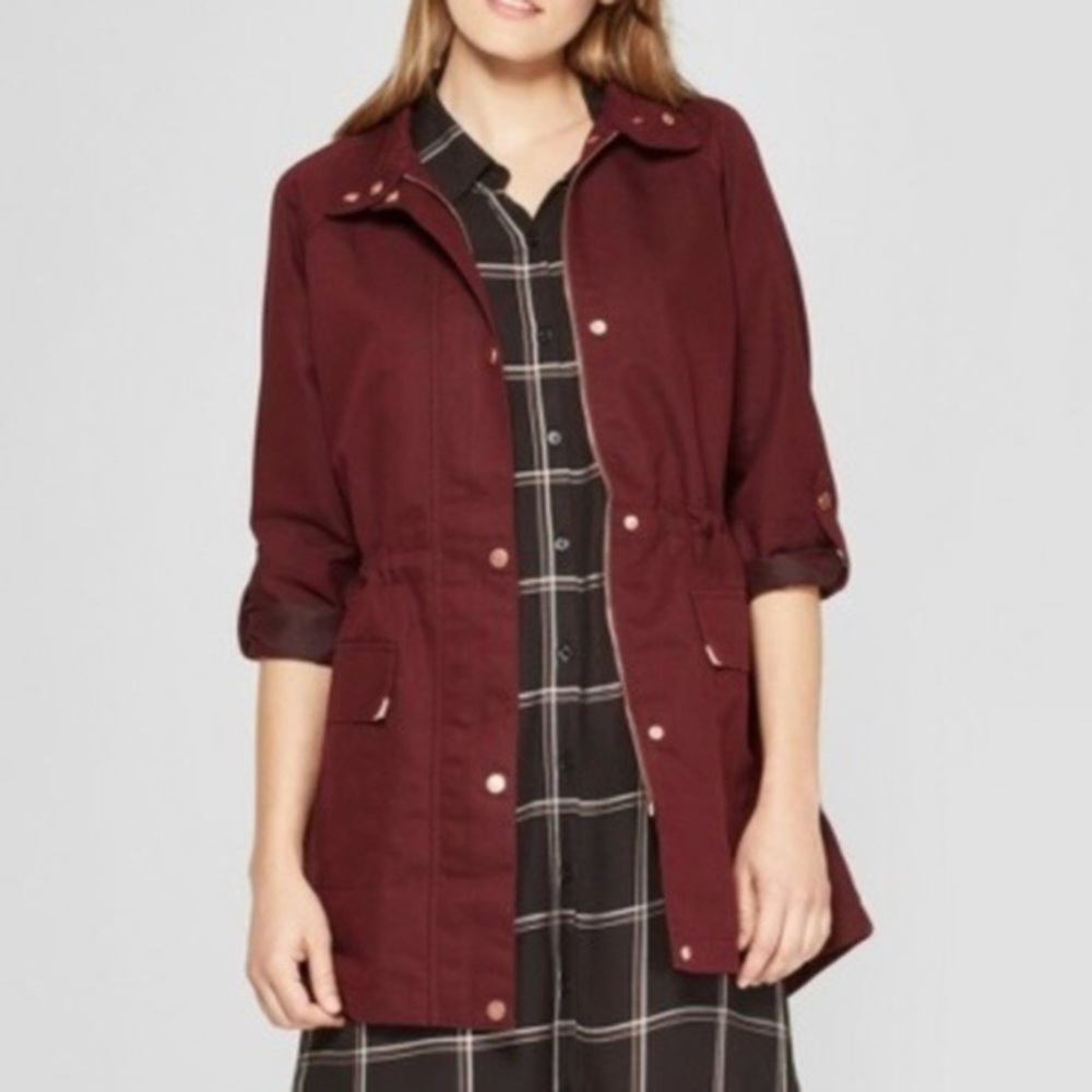 Target A New Day maroon anorak jacket